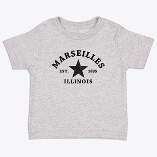 Marseilles Illinois Star Toddler T-Shirt