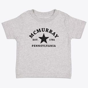 Mcmurray Pennsylvania Star Toddler T-Shirt