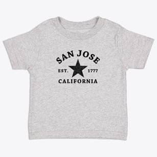 San Jose California Star Toddler T-Shirt