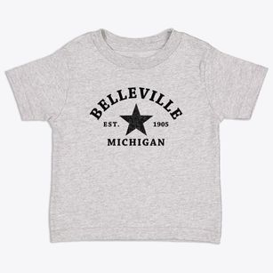 Belleville Michigan Star Toddler T-Shirt