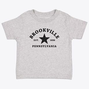 Brookville Pennsylvania Star Toddler T-Shirt
