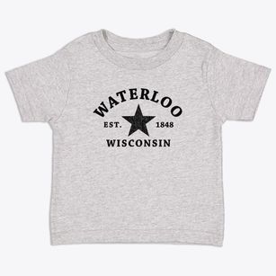 Waterloo Wisconsin Star Toddler T-Shirt