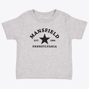 Mansfield Pennsylvania Star Toddler T-Shirt