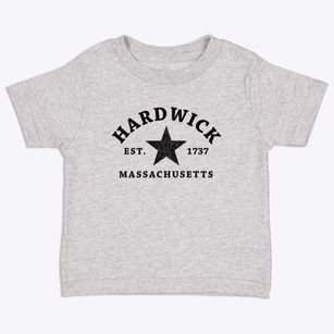 Hardwick Massachusetts Star Toddler T-Shirt