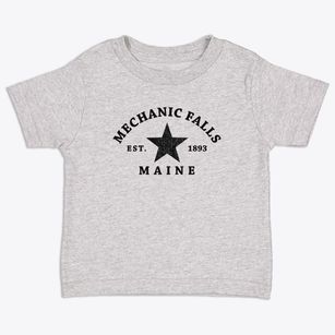 Mechanic Falls Maine Star Toddler T-Shirt