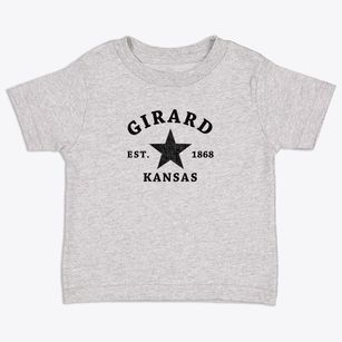 Girard Kansas Star Toddler T-Shirt