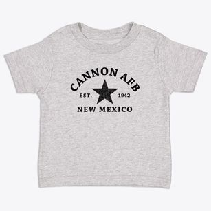 Cannon Afb New Mexico Star Toddler T-Shirt