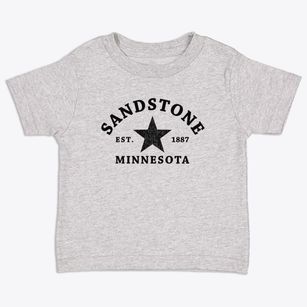Sandstone Minnesota Star Toddler T-Shirt