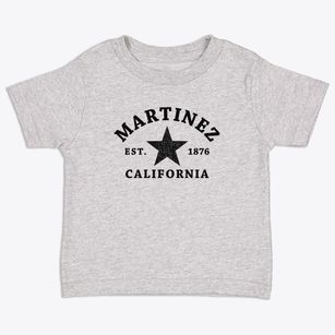 Martinez California Star Toddler T-Shirt