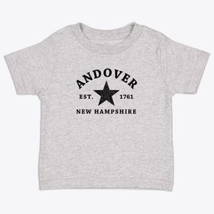 Andover New Hampshire Star Toddler T-Shirt