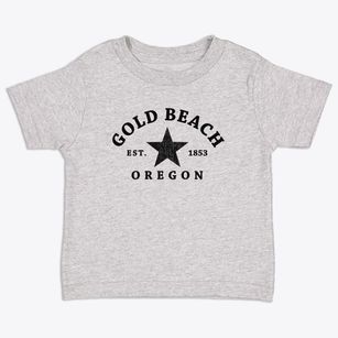 Gold Beach Oregon Star Toddler T-Shirt