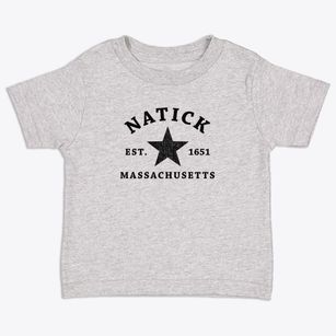 Natick Massachusetts Star Toddler T-Shirt