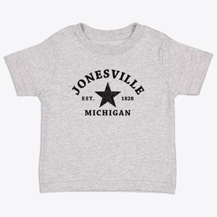 Jonesville Michigan Star Toddler T-Shirt
