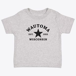 Wautoma Wisconsin Star Toddler T-Shirt