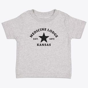 Medicine Lodge Kansas Star Toddler T-Shirt