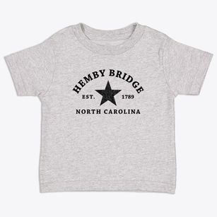 Hemby Bridge North Carolina Star Toddler T-Shirt