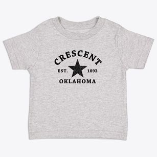 Crescent Oklahoma Star Toddler T-Shirt