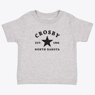 Crosby North Dakota Star Toddler T-Shirt