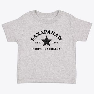 Saxapahaw North Carolina Star Toddler T-Shirt