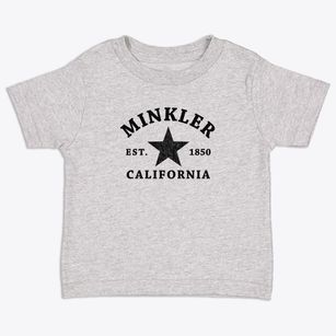 Minkler California Star Toddler T-Shirt