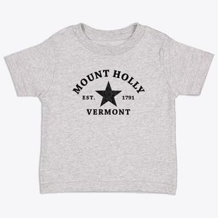 Mount Holly Vermont Star Toddler T-Shirt