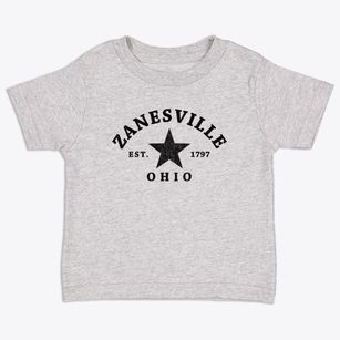Zanesville Ohio Star Toddler T-Shirt
