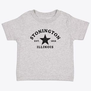 Stonington Illinois Star Toddler T-Shirt
