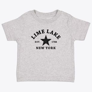 Lime Lake New York Star Toddler T-Shirt