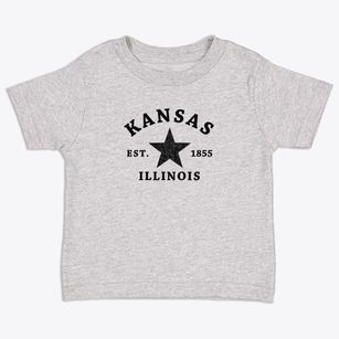 Kansas Illinois Star Toddler T-Shirt