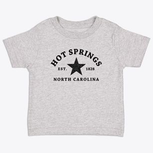 Hot Springs North Carolina Star Toddler T-Shirt