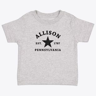 Allison Pennsylvania Star Toddler T-Shirt