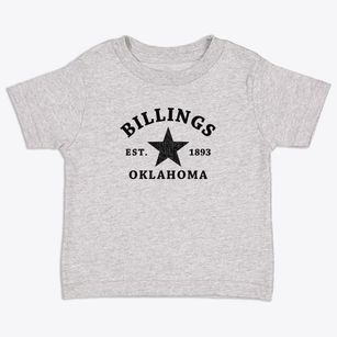 Billings Oklahoma Star Toddler T-Shirt
