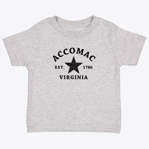 Accomac Virginia Star Toddler T-Shirt