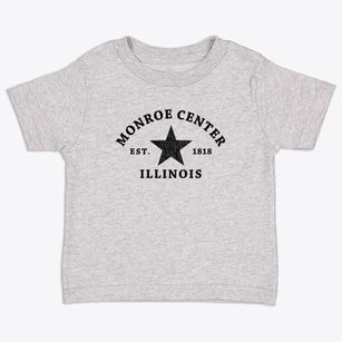 Monroe Center Illinois Star Toddler T-Shirt