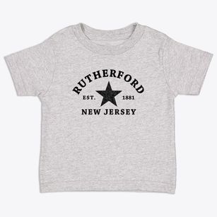 Rutherford New Jersey Star Toddler T-Shirt
