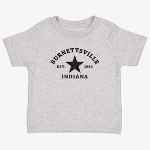 Burnettsville Indiana Star Toddler T-Shirt