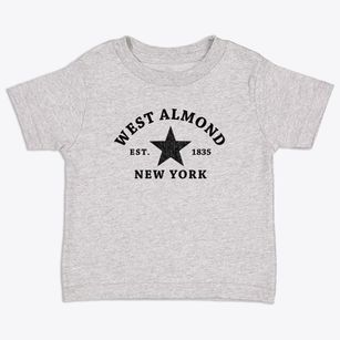 West Almond New York Star Toddler T-Shirt