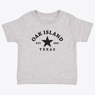 Oak Island Texas Star Toddler T-Shirt