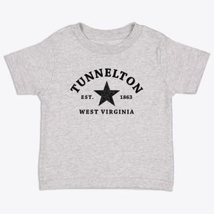 Tunnelton West Virginia Star Toddler T-Shirt