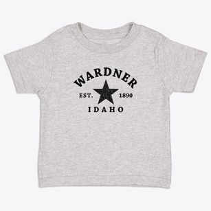 Wardner Idaho Star Toddler T-Shirt