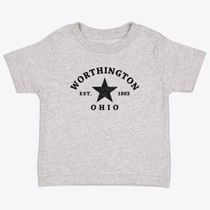 Worthington Ohio Star Toddler T-Shirt