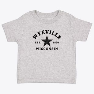 Wyeville Wisconsin Star Toddler T-Shirt