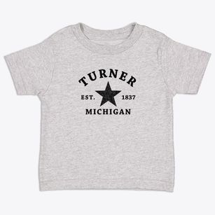 Turner Michigan Star Toddler T-Shirt