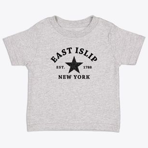 East Islip New York Star Toddler T-Shirt