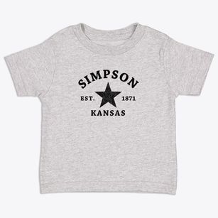 Simpson Kansas Star Toddler T-Shirt