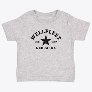 Wellfleet Nebraska Star Toddler T-Shirt