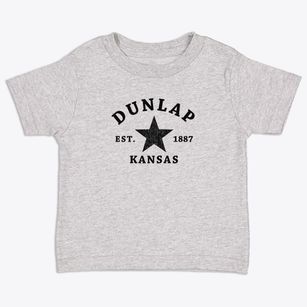 Dunlap Kansas Star Toddler T-Shirt