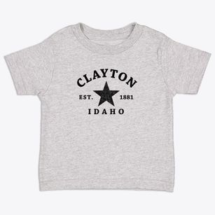 Clayton Idaho Star Toddler T-Shirt