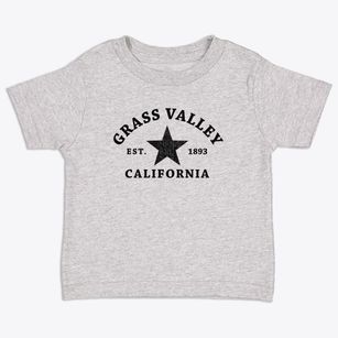 Grass Valley California Star Toddler T-Shirt