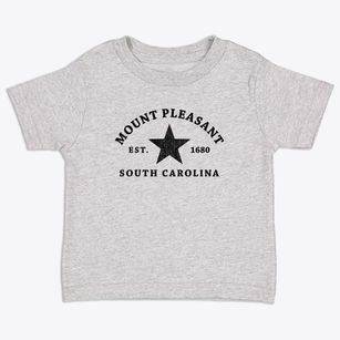 Mount Pleasant South Carolina Star Toddler T-Shirt